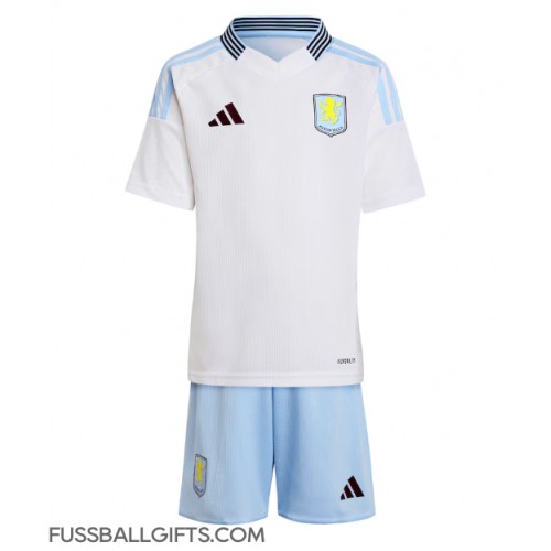 Aston Villa Fußballbekleidung Auswärtstrikot Kinder 2024-25 Kurzarm (+ kurze hosen)